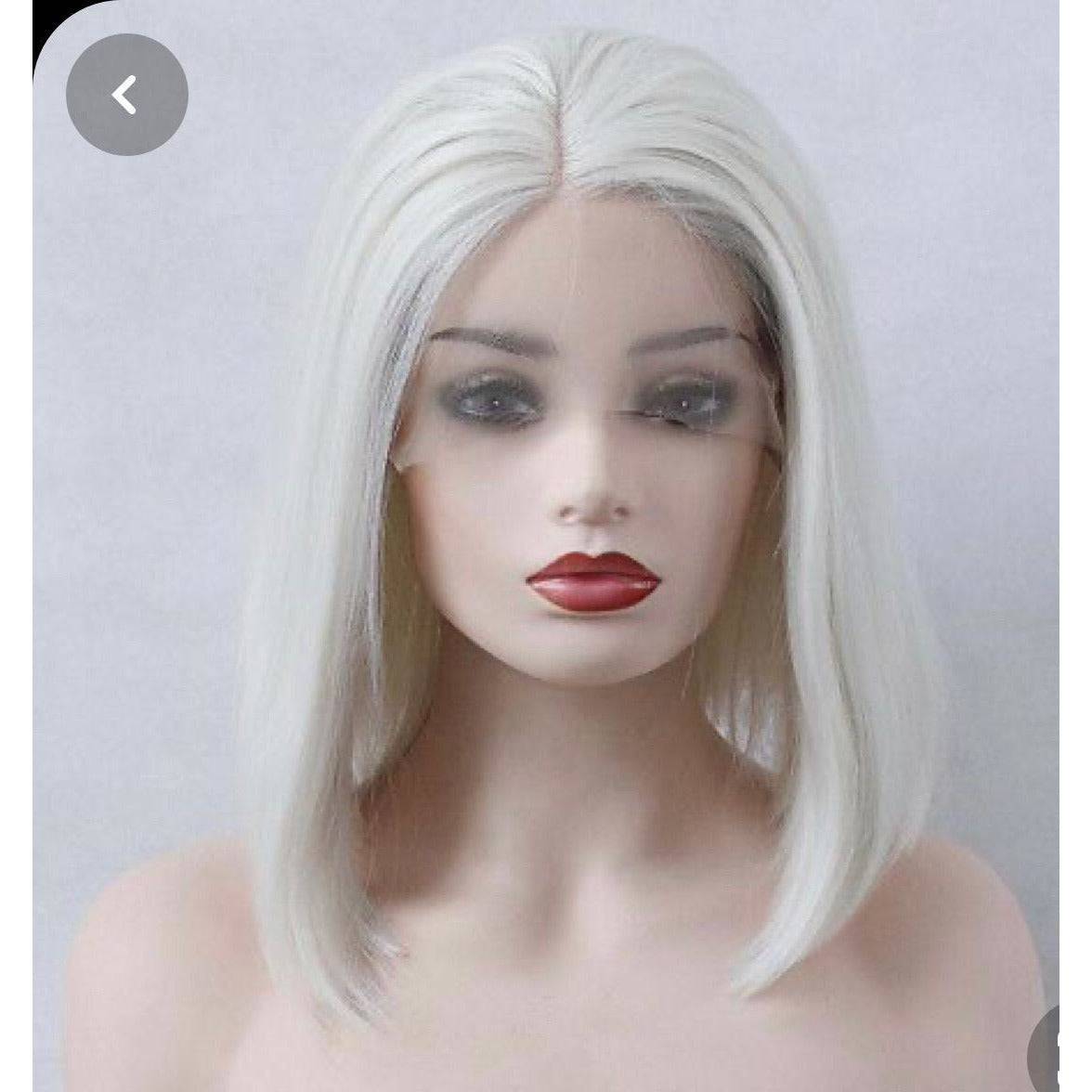 VIP Synthetic Lace Front Wig Style 3 featuring a natural lace front and heat-safe synthetic fibers.