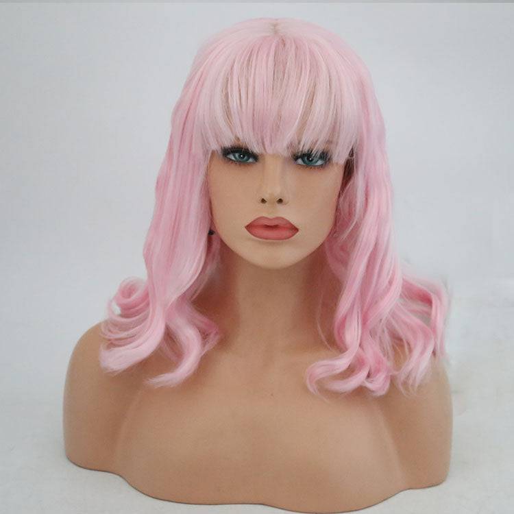 16-inch synthetic lace front wig in color 2317 shown on a mannequin