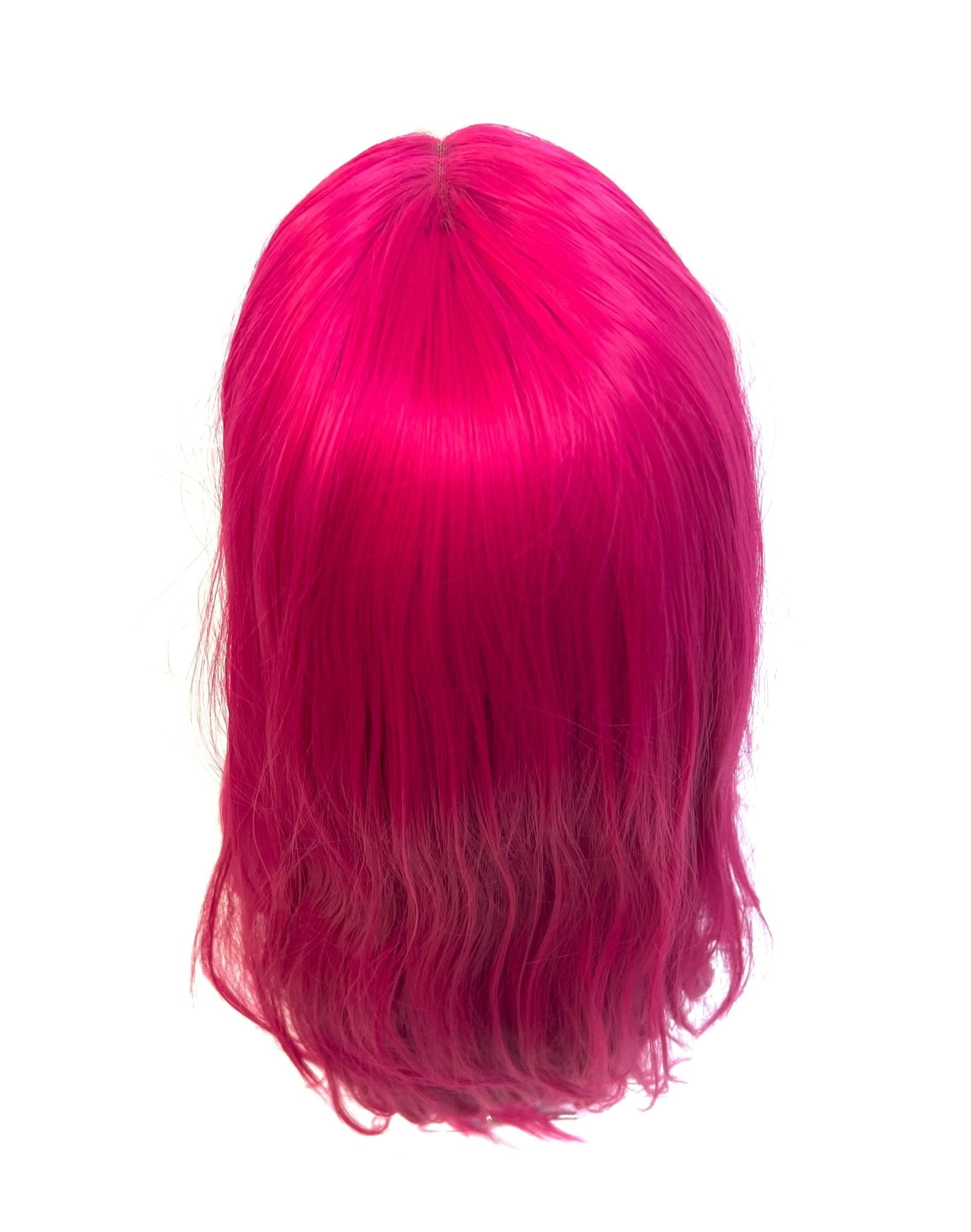 Hot Pink Synthetic Lace Front Wig - Vibrant Bold Hair