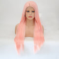 24-inch synthetic lace front wig in color 2335 shown on a display mannequin.