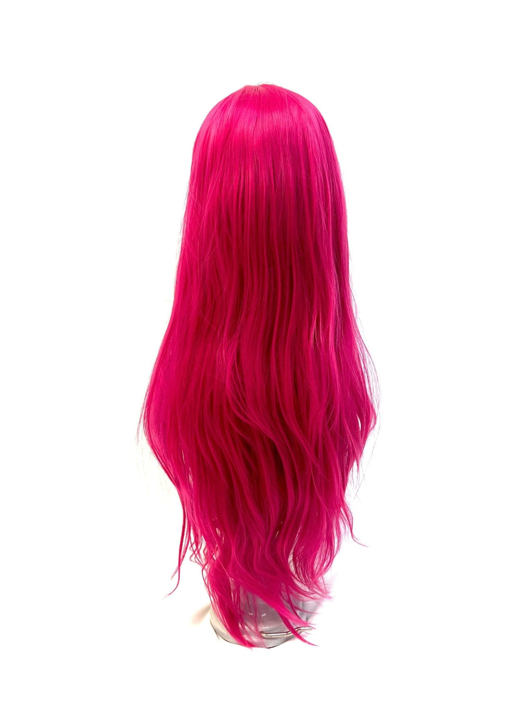 Hot Pink Synthetic Lace Front Wig - Vibrant Bold Hair
