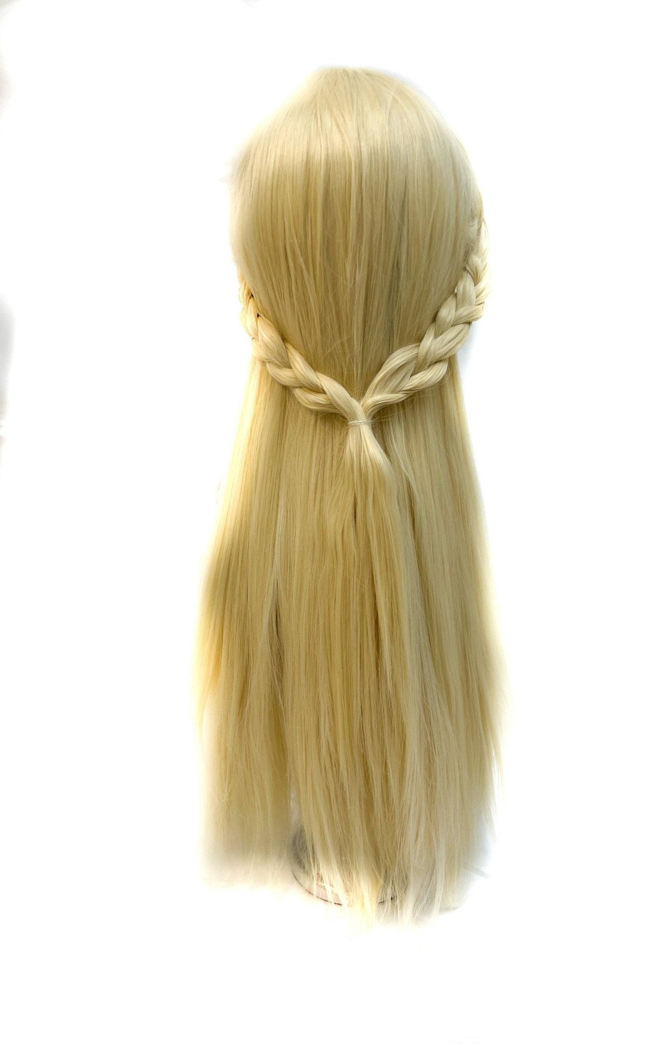 24" Synthetic Lace Front Wig in Classic 613 Blonde