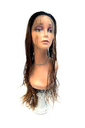 VIP Synthetic Wig featuring T1B/27 twist braids for a natural, elegant hairstyle