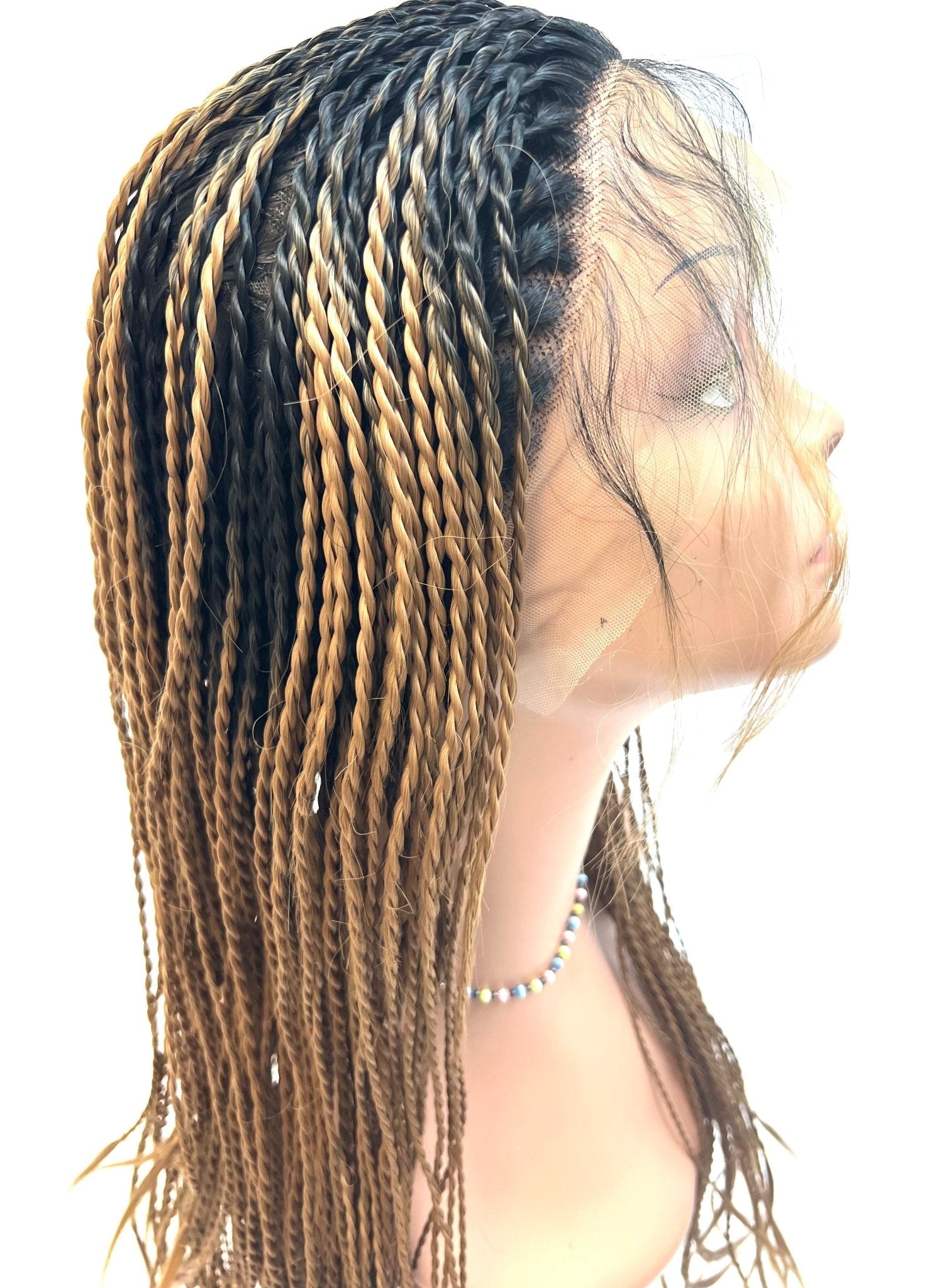Synthetic Twist Braids Wig T1B/27 Protective Hairstyle