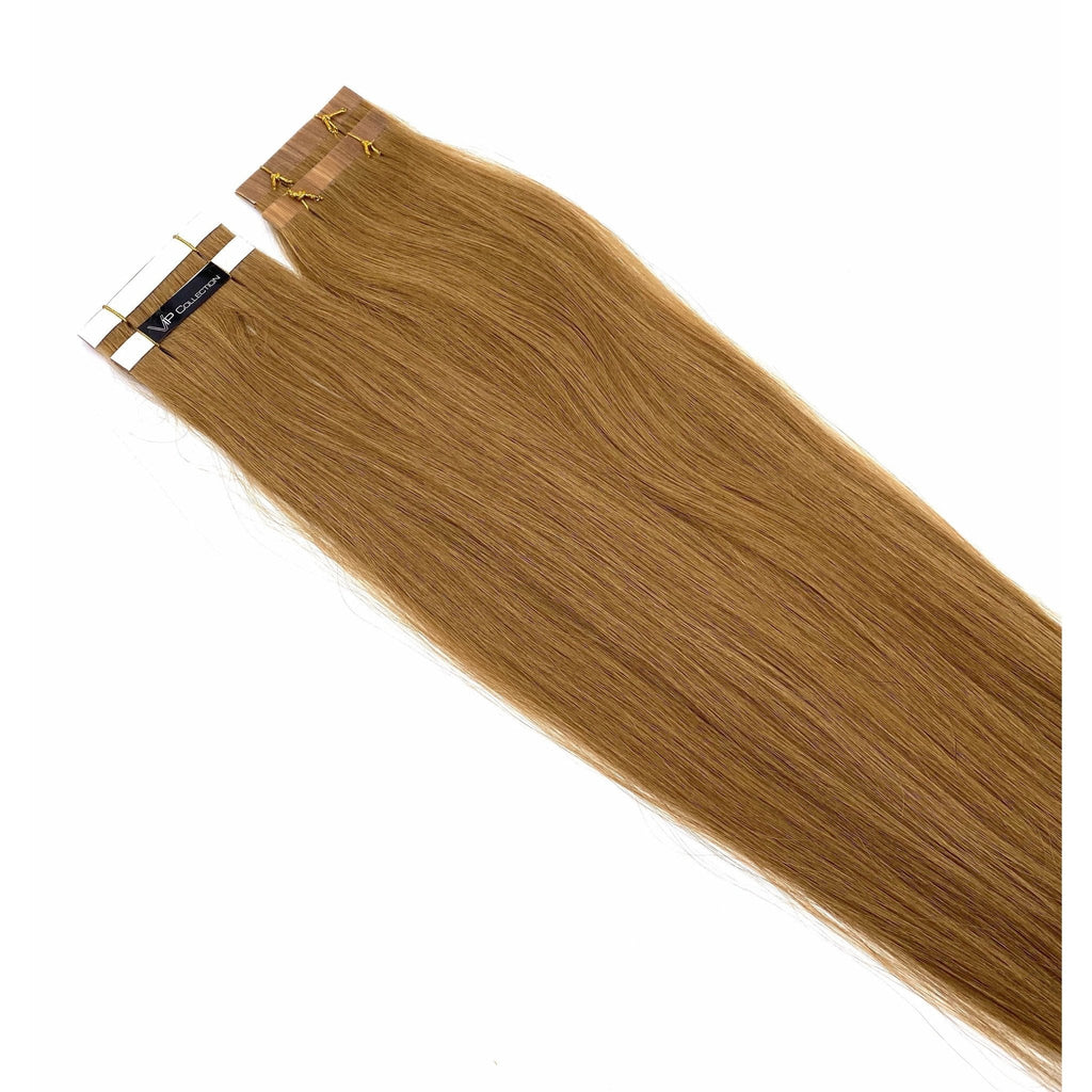 18" Straight Human Hair Tape-In Extensions