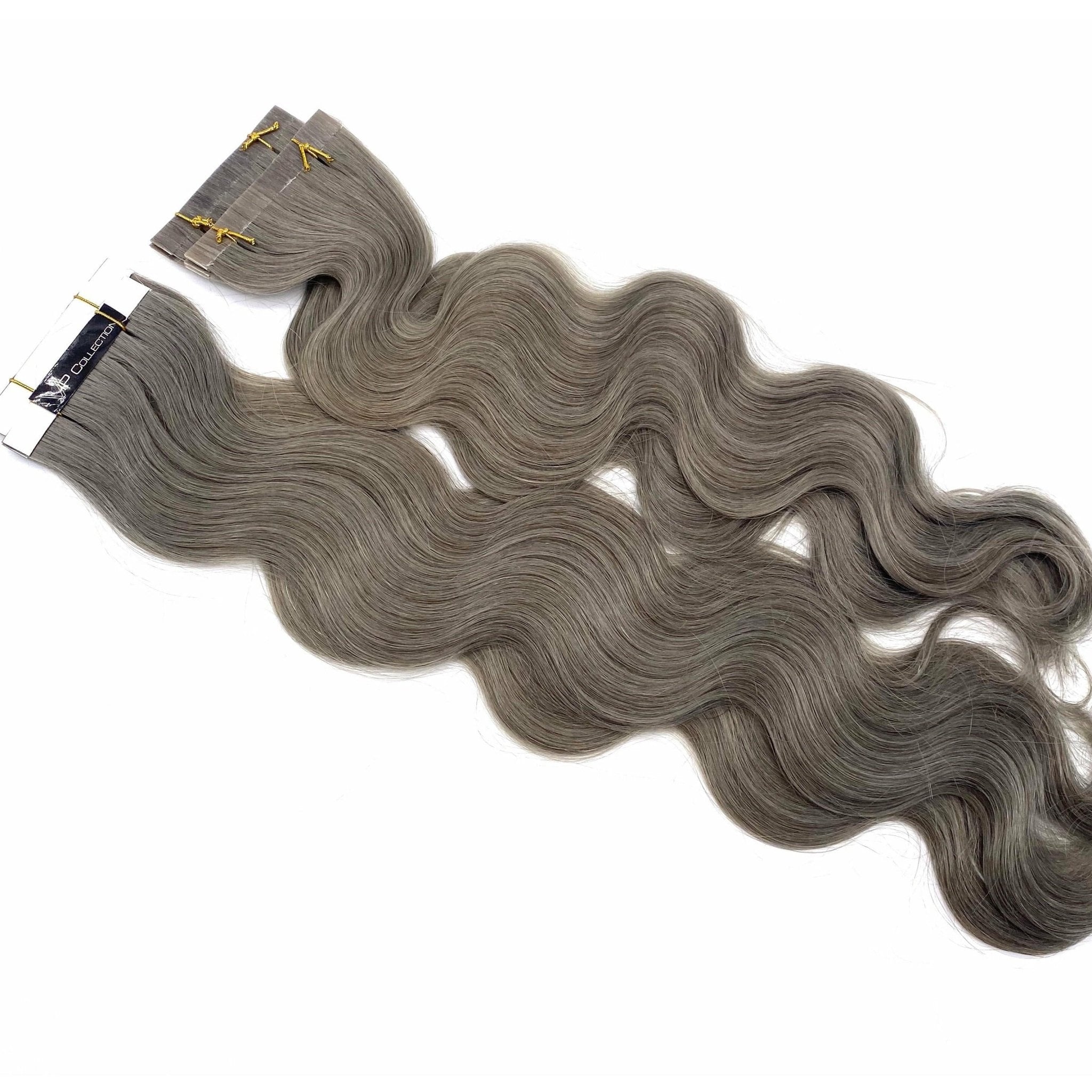 18" Wavy Human Hair Tape-In Extensions