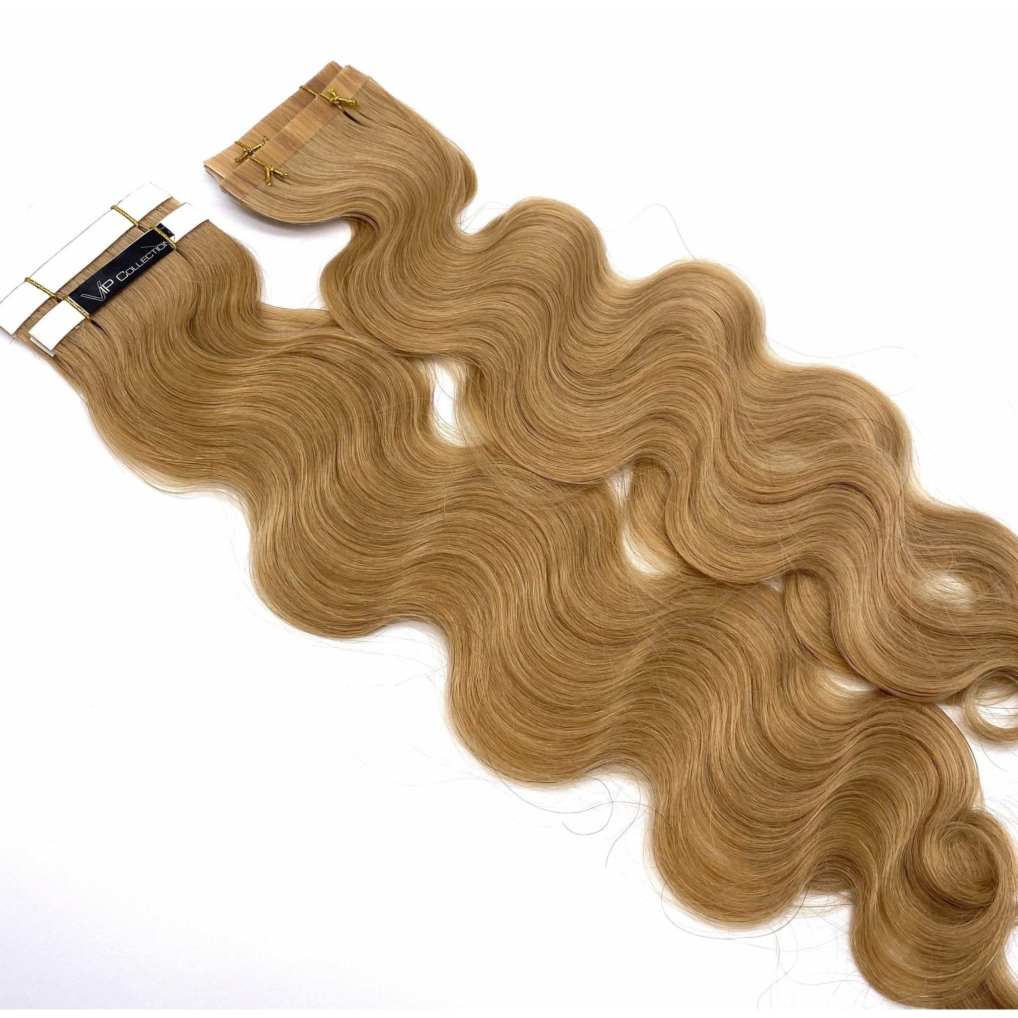 18" Wavy Human Hair Tape-In Extensions