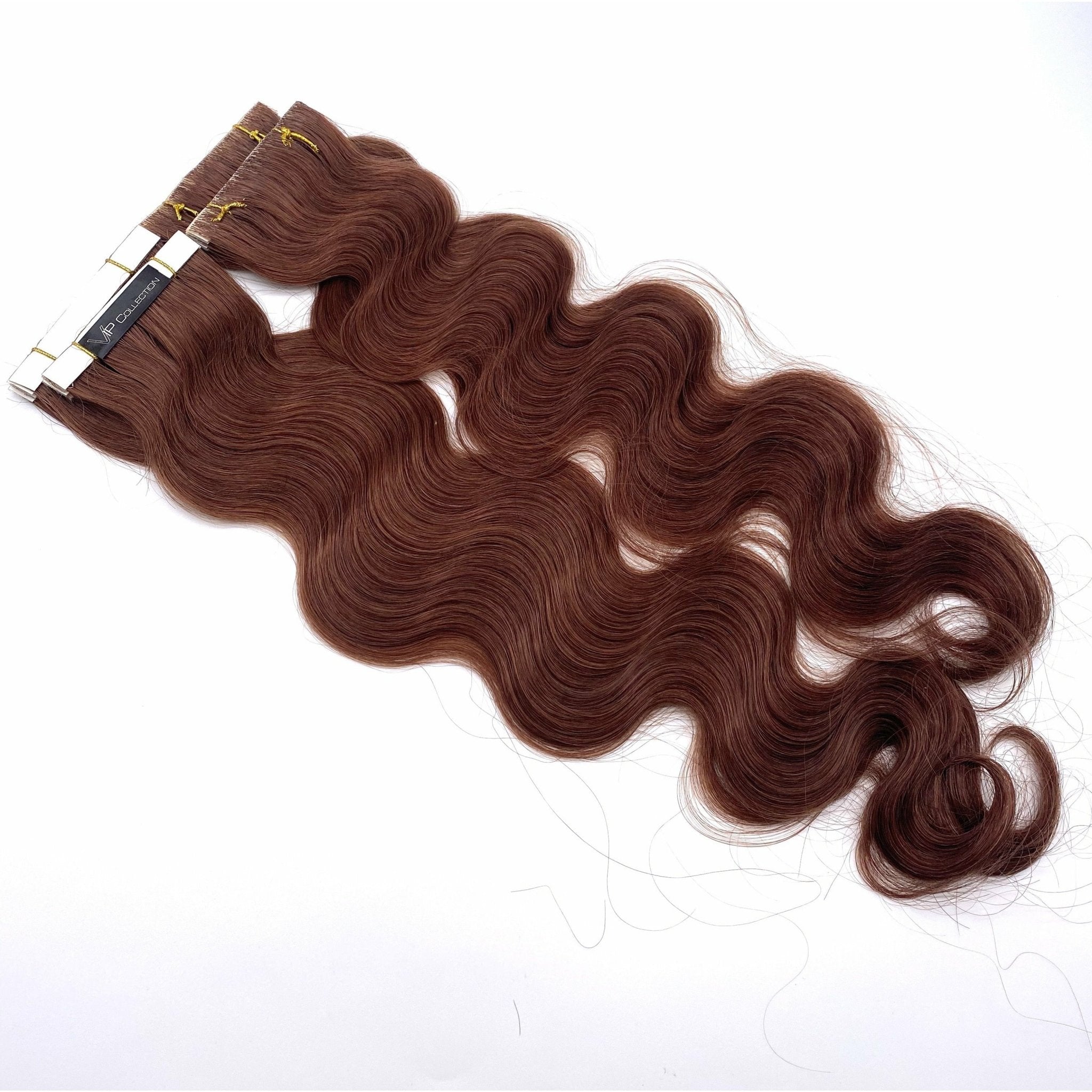 18" Wavy Human Hair Tape-In Extensions