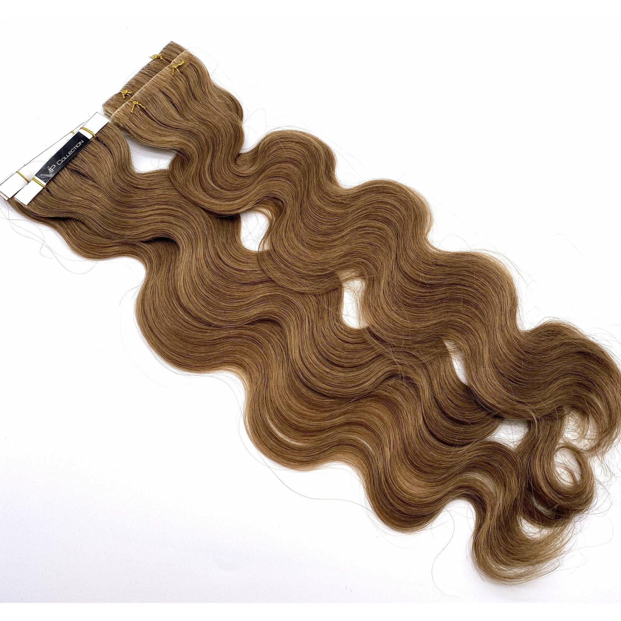 18" Wavy Human Hair Tape-In Extensions