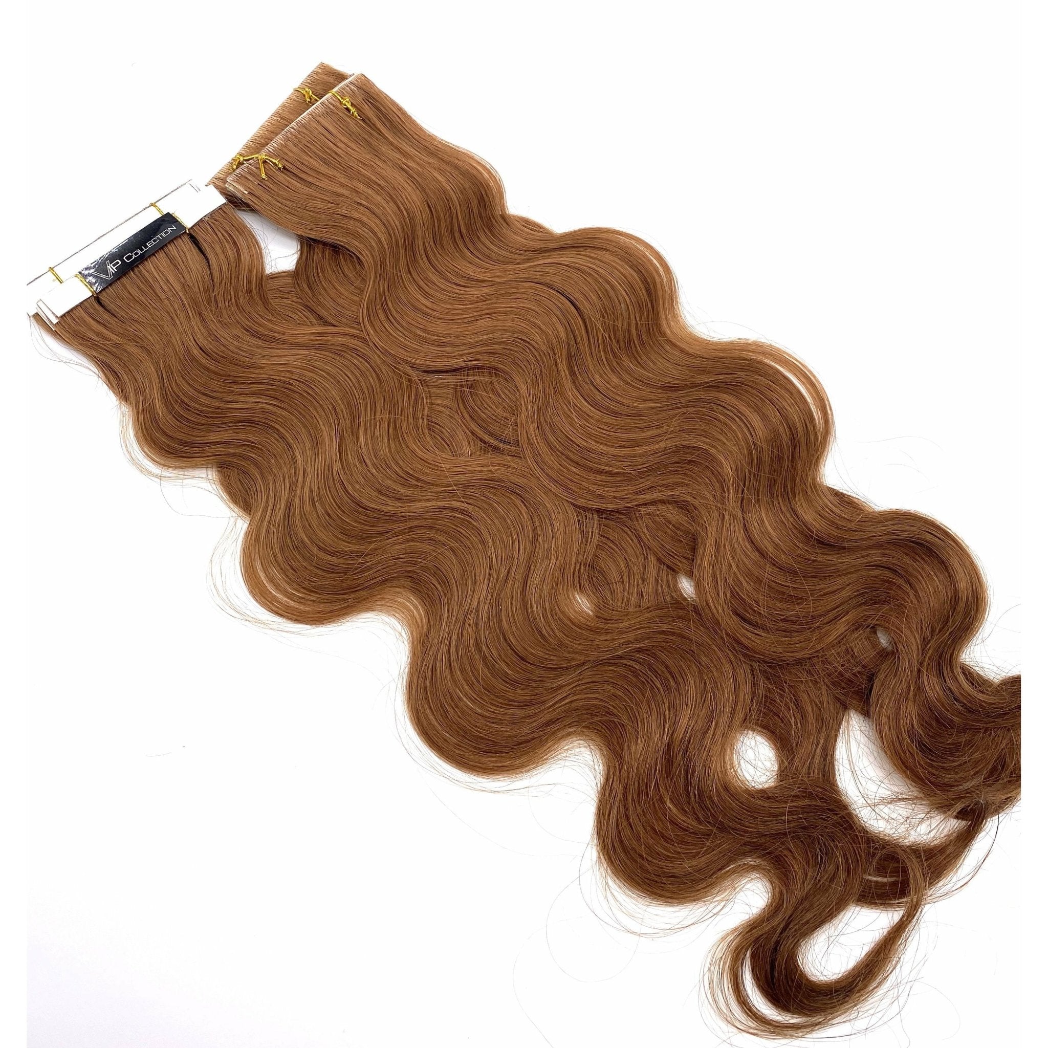 18" Wavy Human Hair Tape-In Extensions