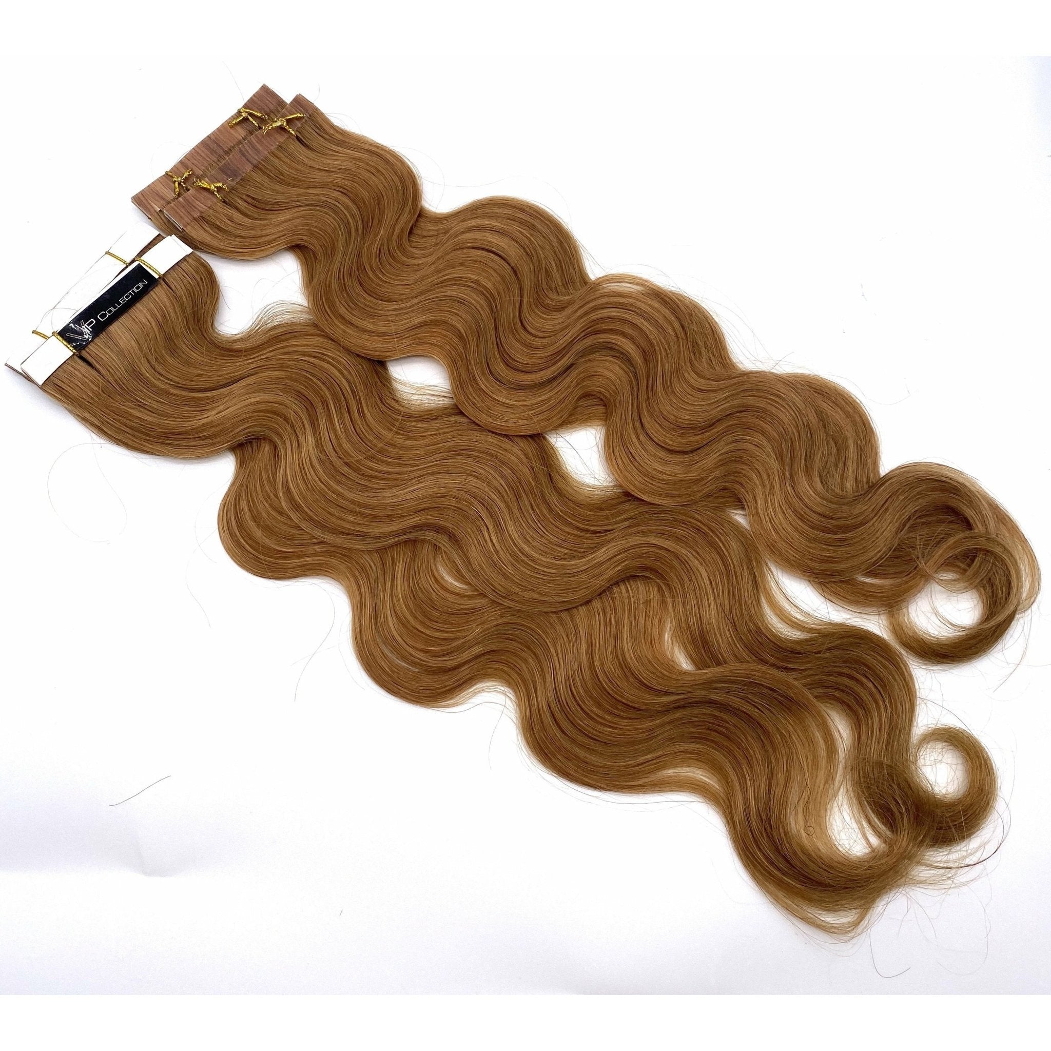 18" Wavy Human Hair Tape-In Extensions
