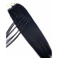 18" Straight Human Hair Extensions, TubeX System, Micro-Loop Link