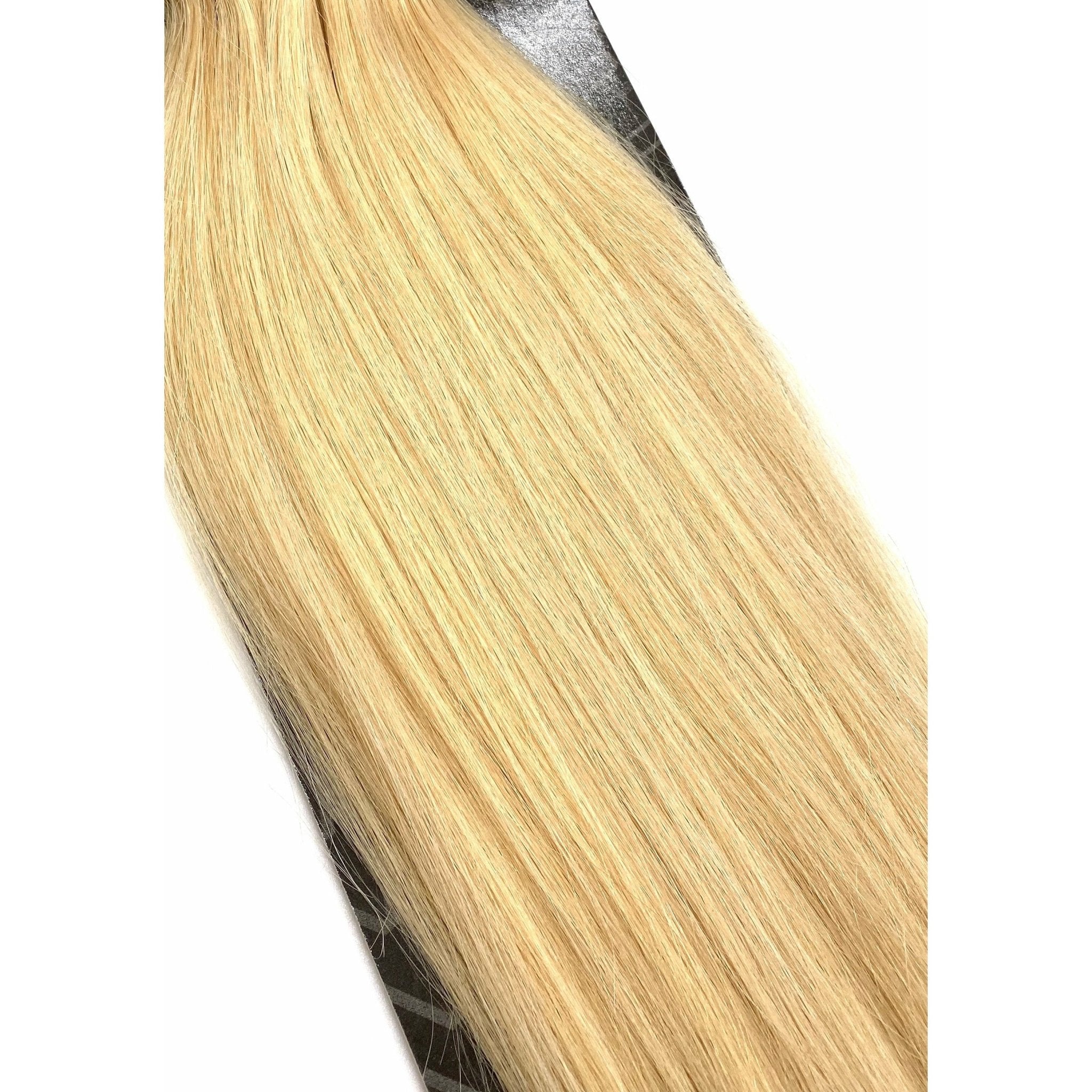 18 Inch Straight U-Tip Human Hair Extensions Seamless Extensions