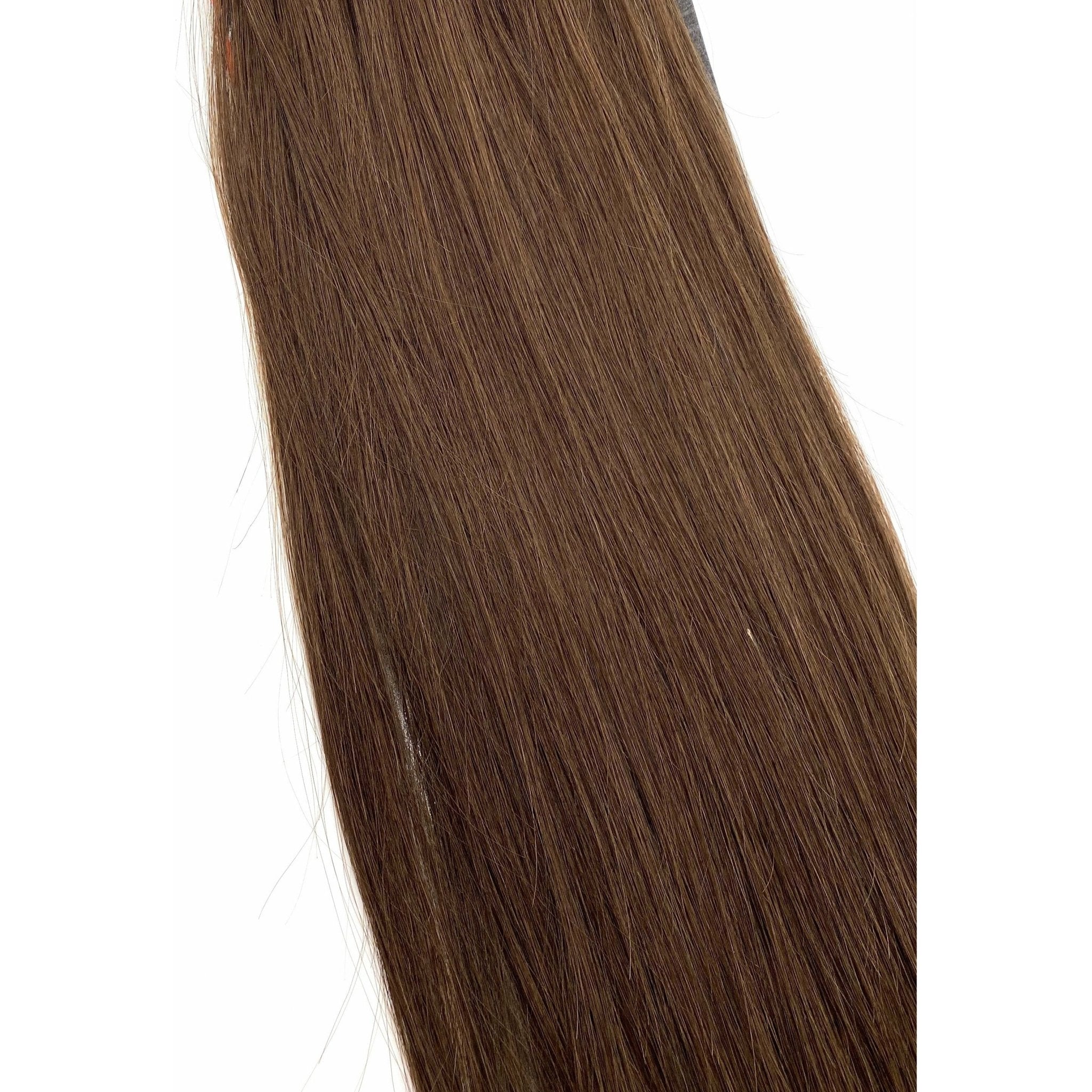 18 Inch Straight U-Tip Human Hair Extensions Seamless Extensions