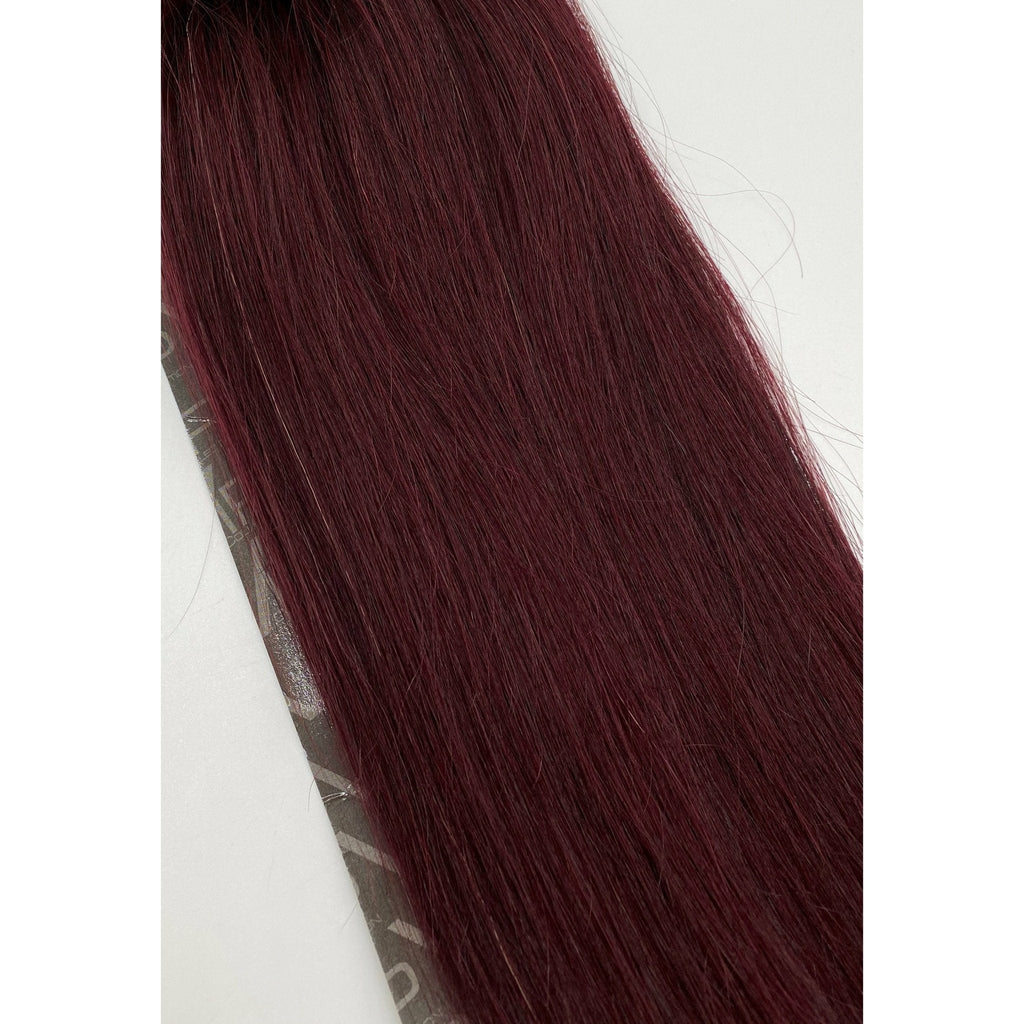 18 Inch Straight U-Tip Human Hair Extensions Seamless Extensions
