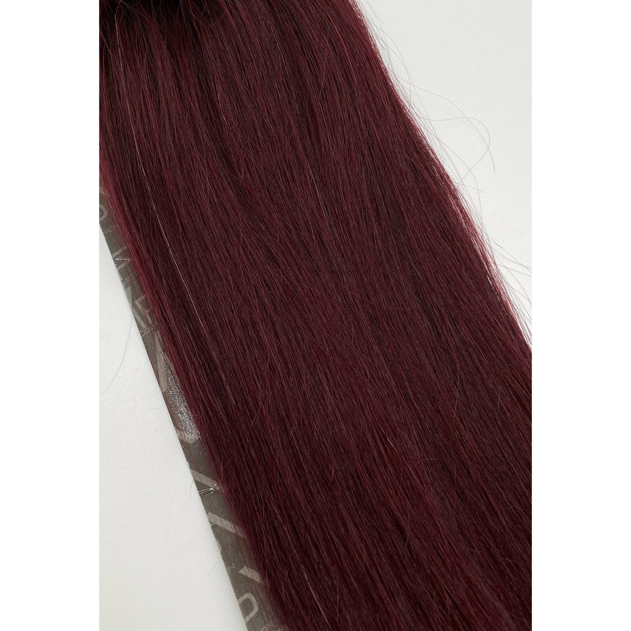 18 Inch Straight U-Tip Human Hair Extensions Seamless Extensions