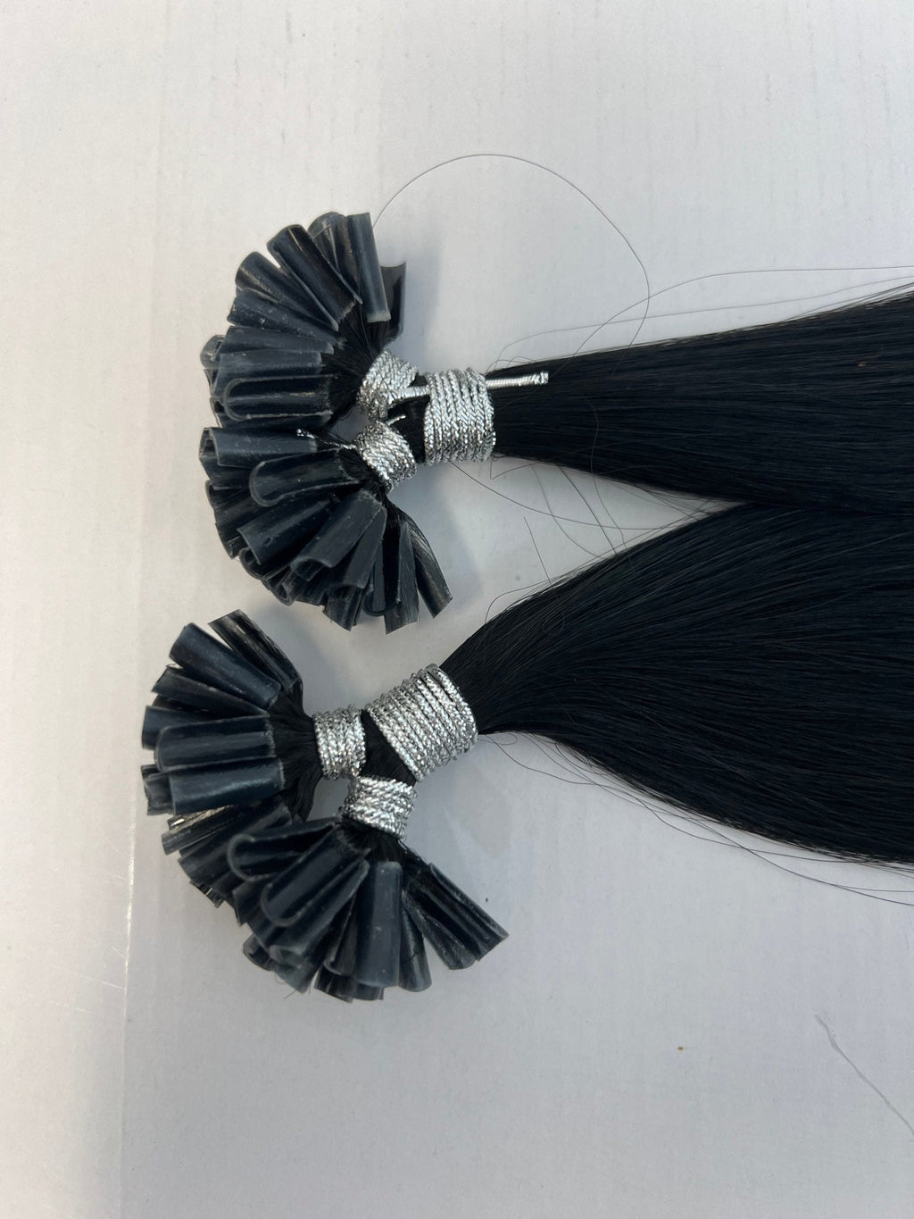 24-Inch Straight U-Tip Hair Extensions - 100 Strands Premium Set