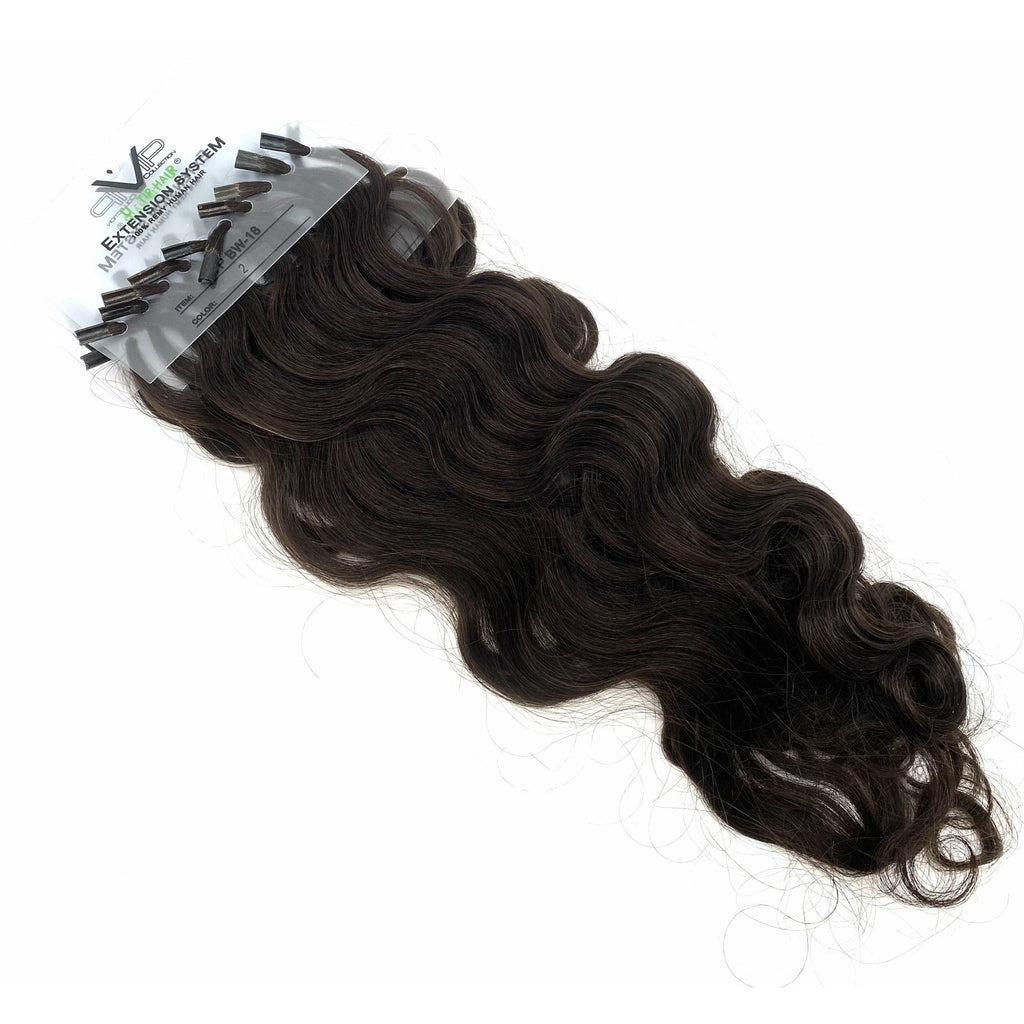 18" Wavy U-Tip Human Hair Extensions – 100 Strands Premium Volume