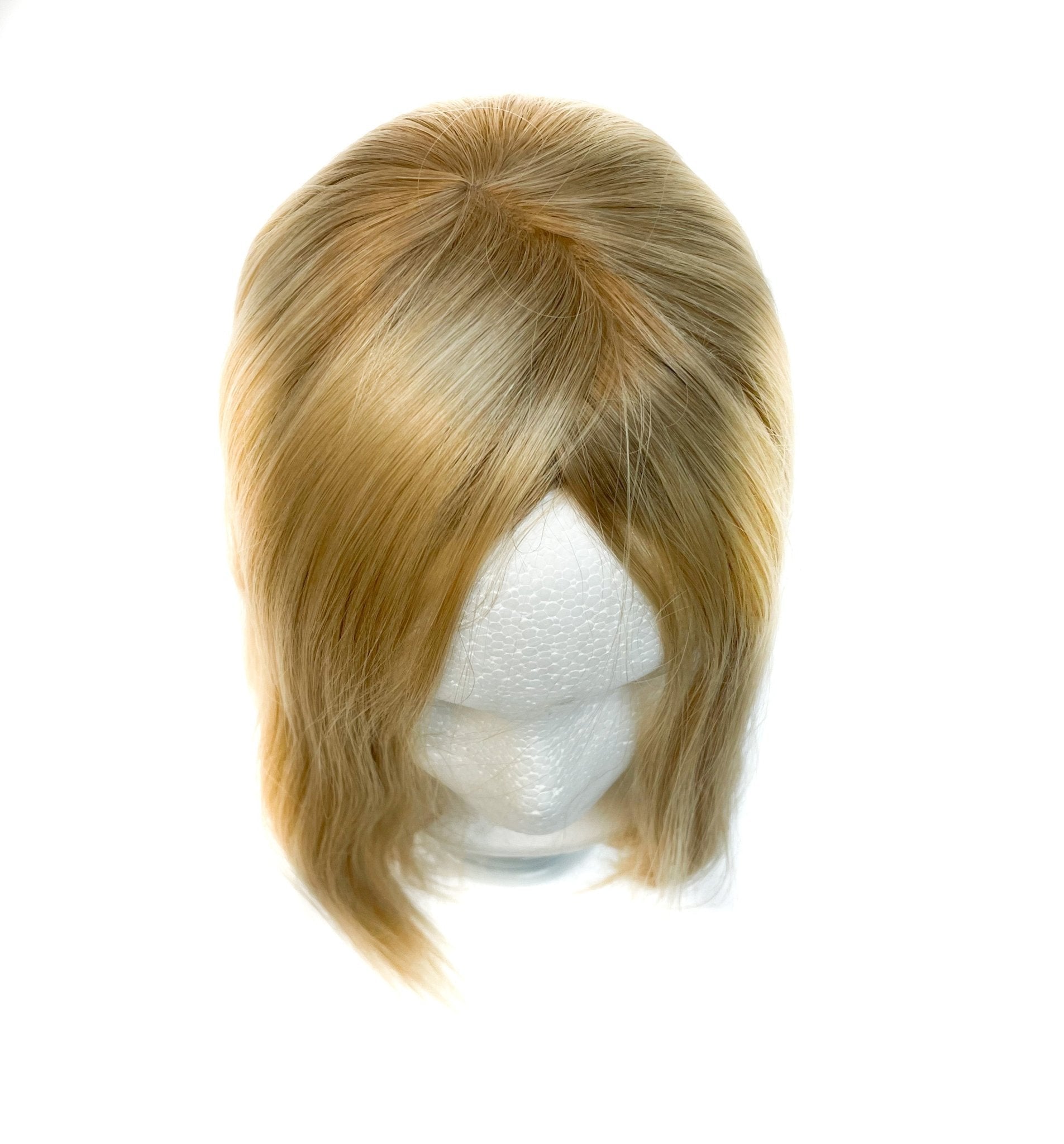 16-Inch Virgin Remy Human Hair Silk Straight Top Topper (TP36)