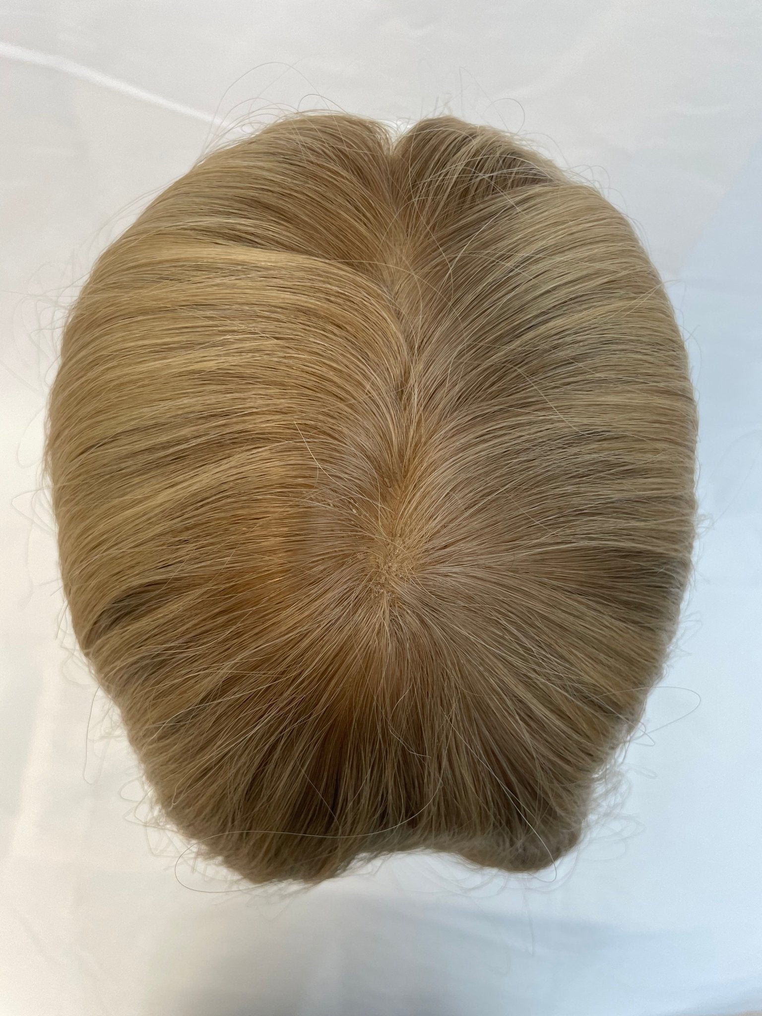 Virgin Remy Human Hair Silk Straight 16-Inch Top Topper Piece