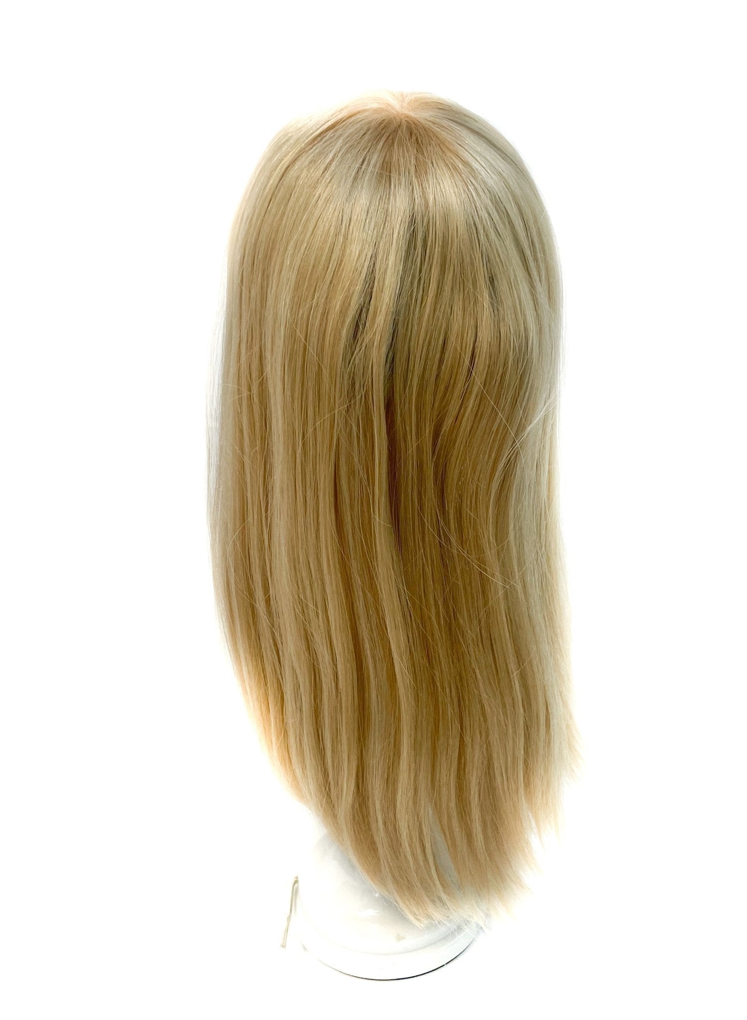 Virgin Remy Human Hair Silk Straight 16-Inch Top Topper Piece