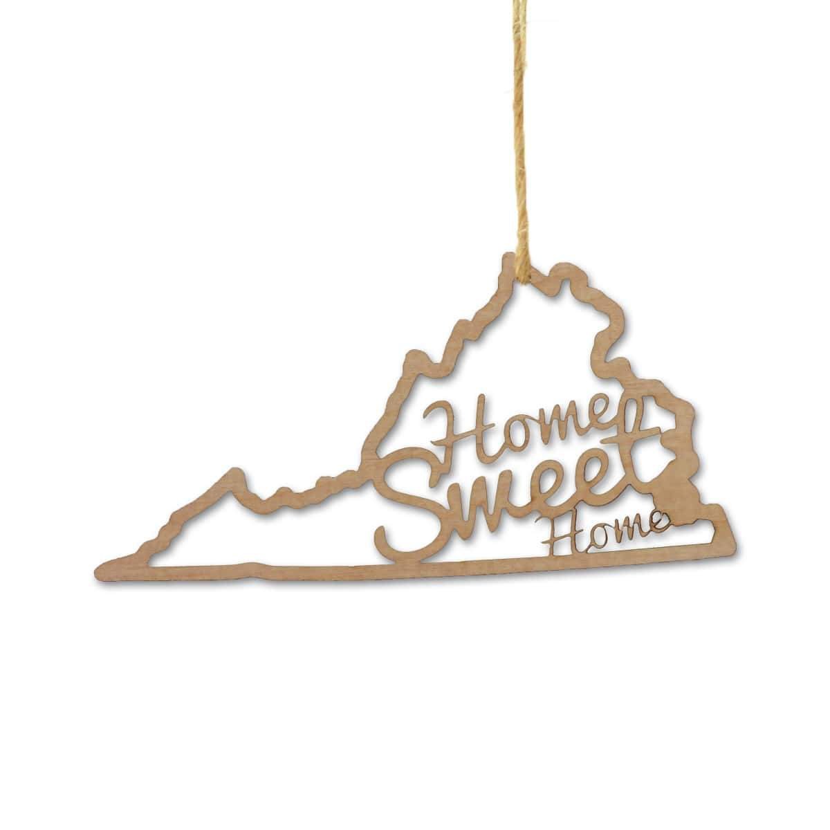 Virginia Home Sweet Home Ornaments
