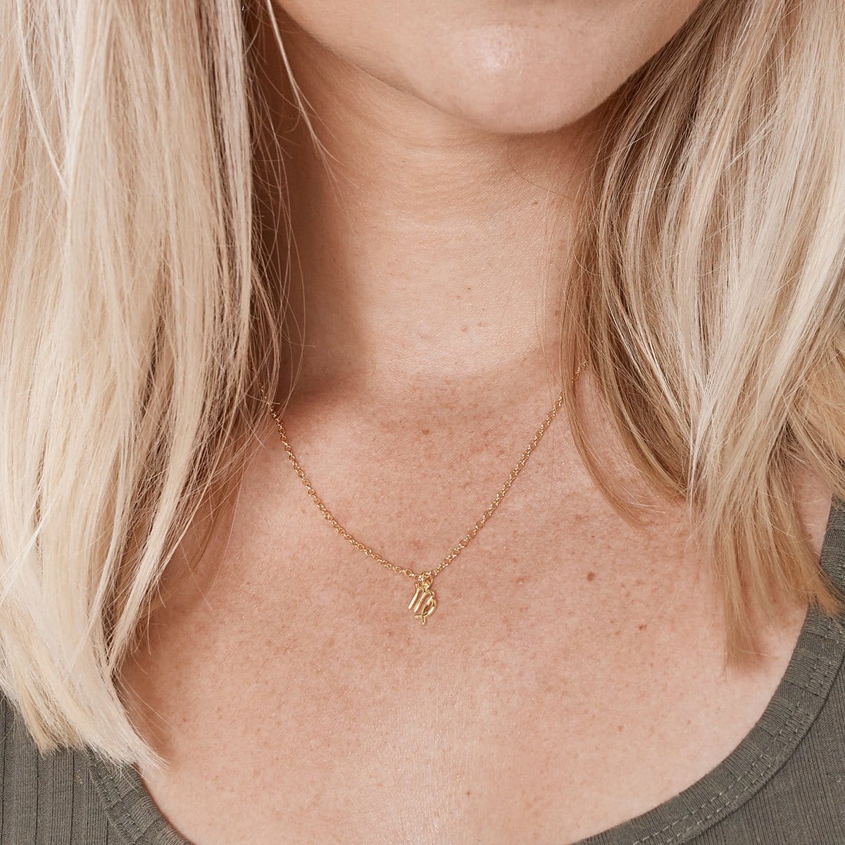 Virgo Zodiac Deity Necklace