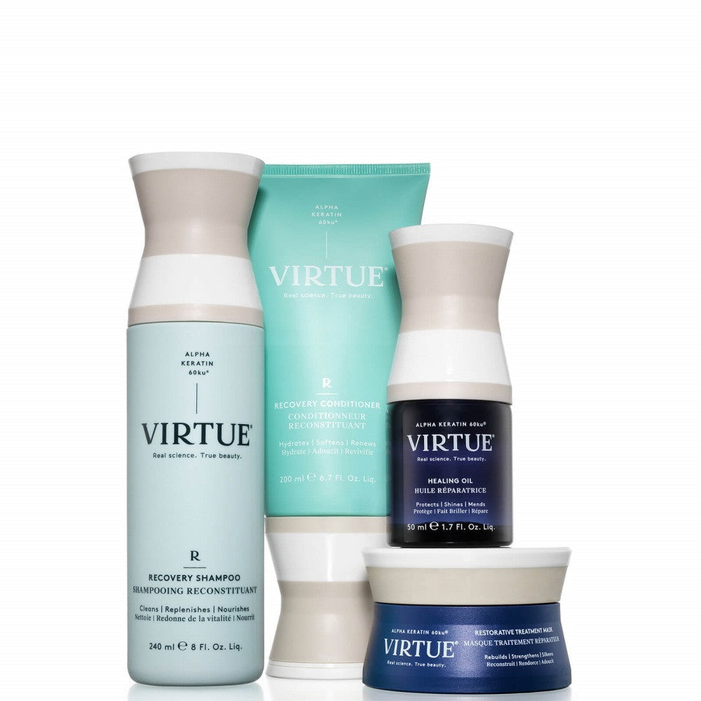 Virtue Fan Favorites Hair Care Kit: 4-Piece Repair & Shine Set