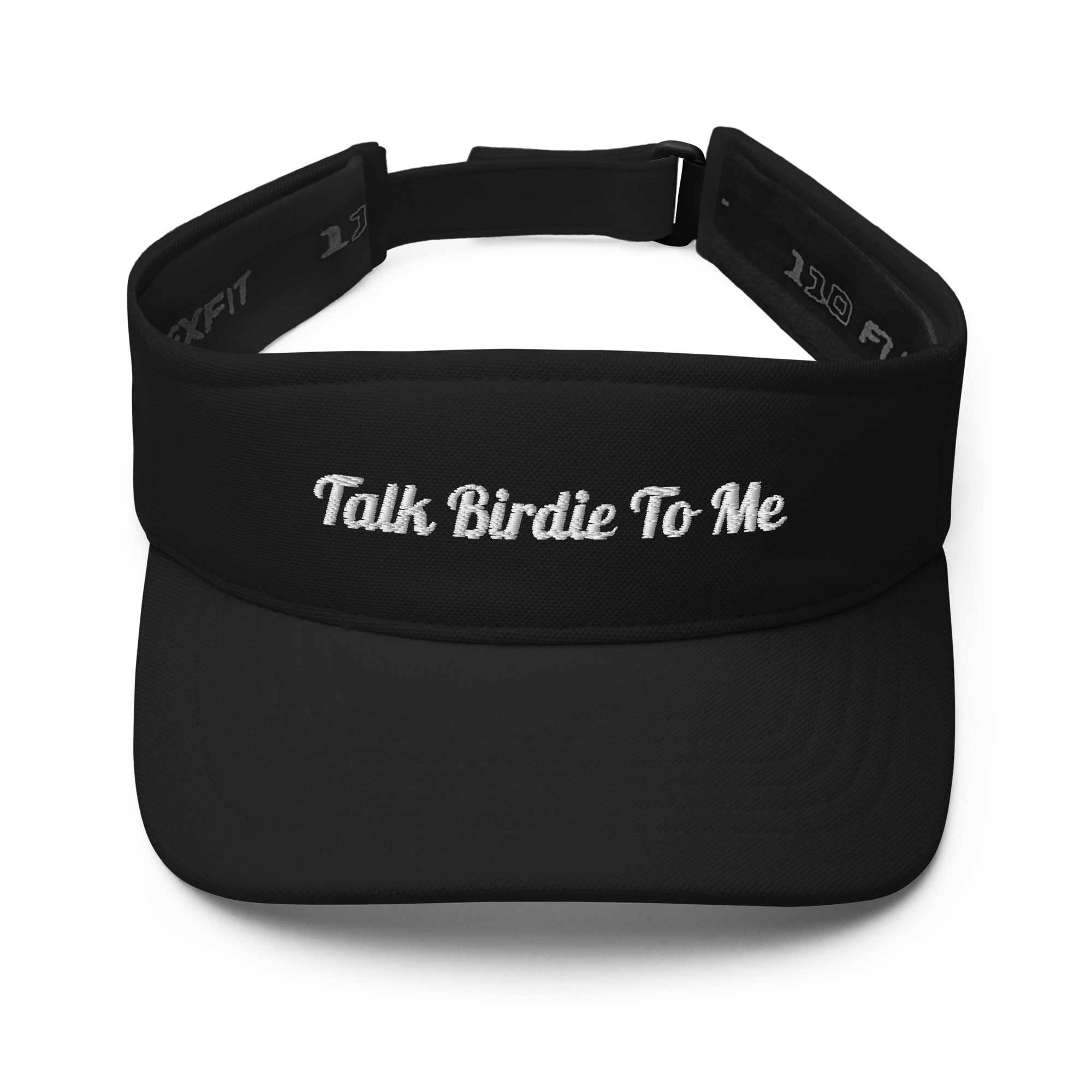 "Talk Birdie To Me" Embroidered Visor