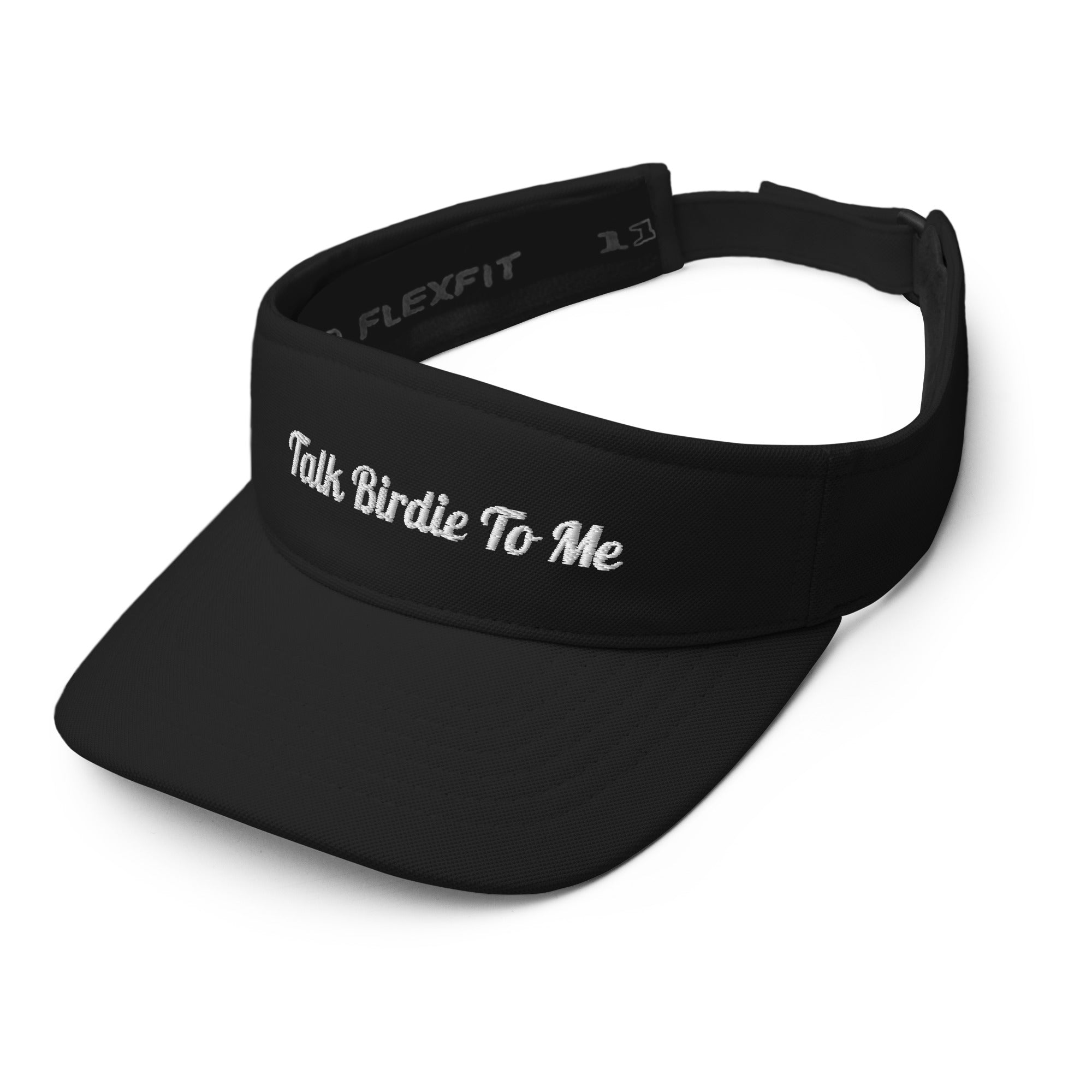 "Talk Birdie To Me" Embroidered Visor
