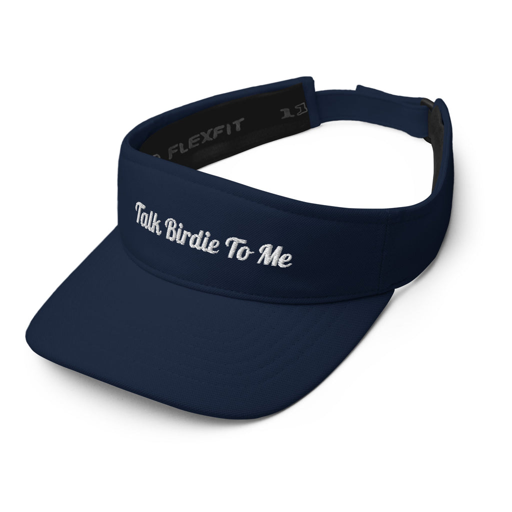 "Talk Birdie To Me" Embroidered Visor