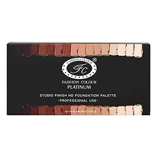 Studio Finish HD Foundation Palette - 10 Professional Cream Shades