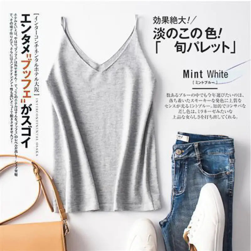 Plus Size Loose Knit Sleeveless Top for Summer