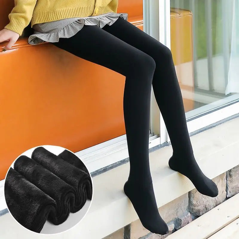 Women's Thick Fleece-Lined Thermal Leggings Winter Warm Tights - Image 19