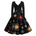 1950s Christmas Dresses for Women Daily Clearance Christmas Print Dresses for Women Vintage Vintage Dresses 1950s Christmas Vintage Dresses 1950s Christmas Gold