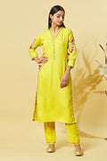 Joban Fashion Muslin Cotton Mustard Color Kurta Set