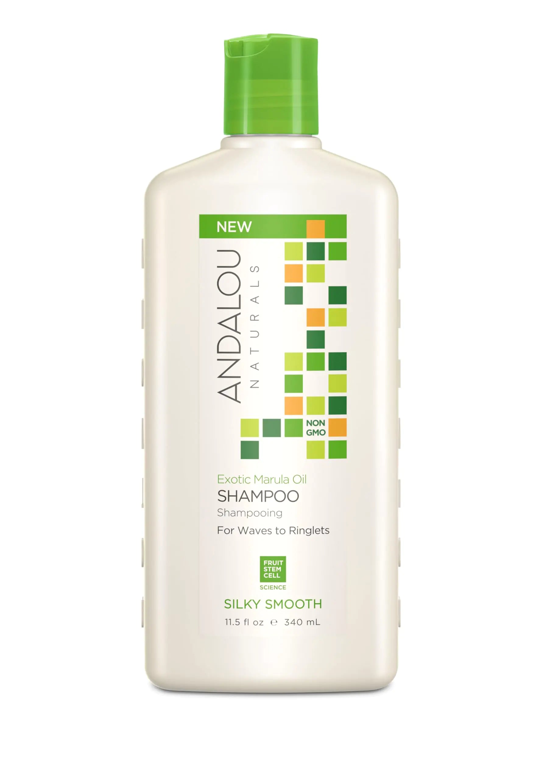 Andalou Naturals Exotic Marula Oil Silky Smooth Shampoo 11.5 Oz