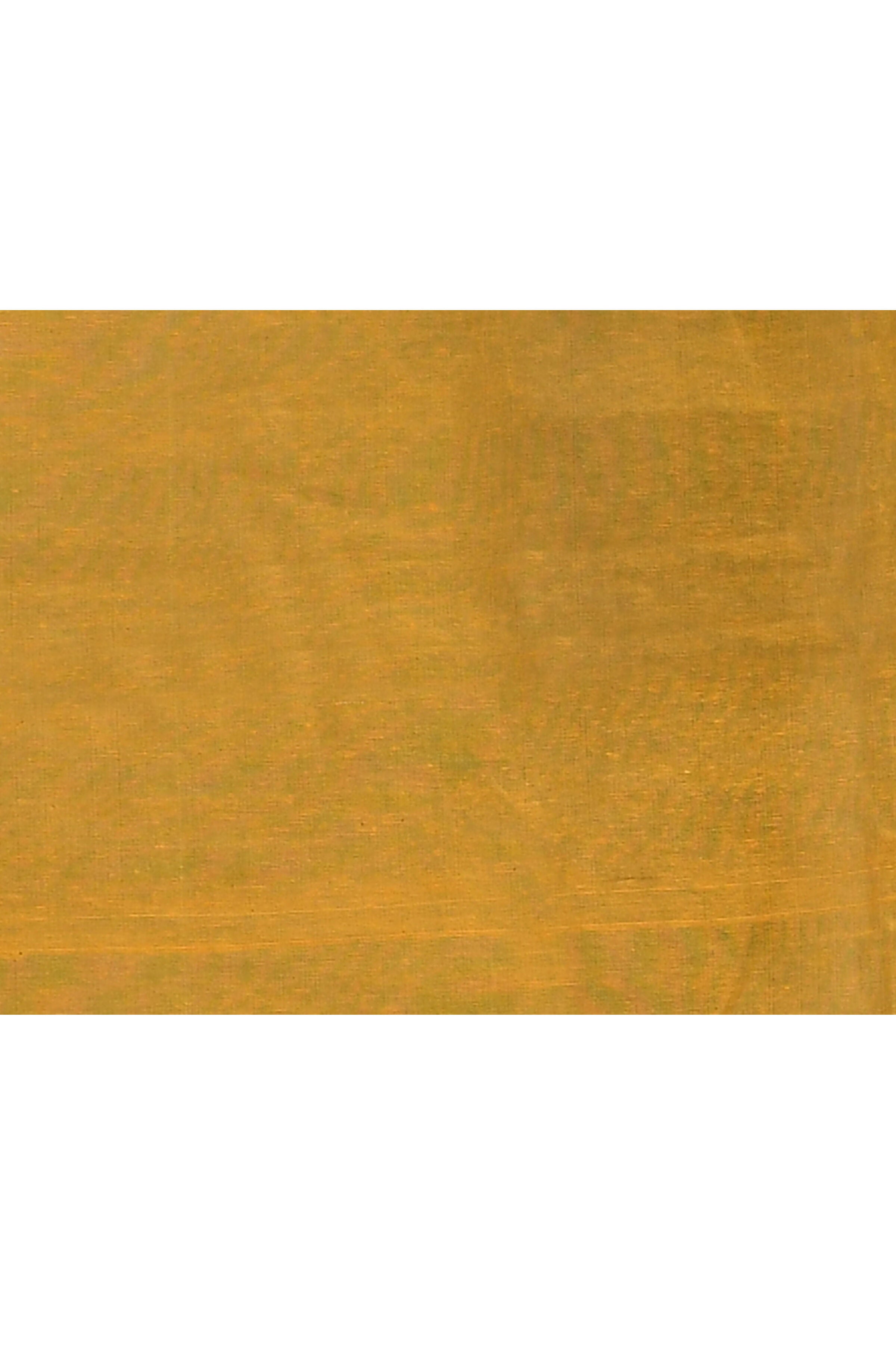 Yellow Embellished Cotton Blend Embroidery Saree