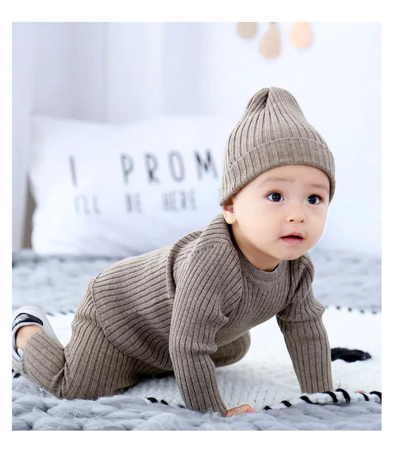 Baby Sweater Set for Autumn and Winter Wear