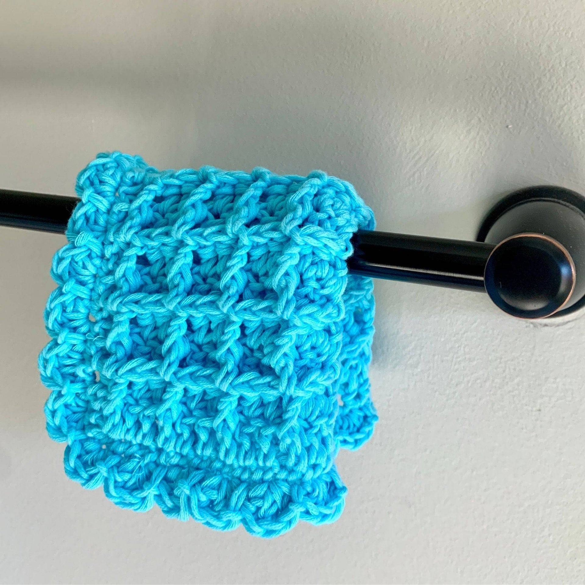 Waffle Stitch Washcloth Crochet Pattern for Beginners