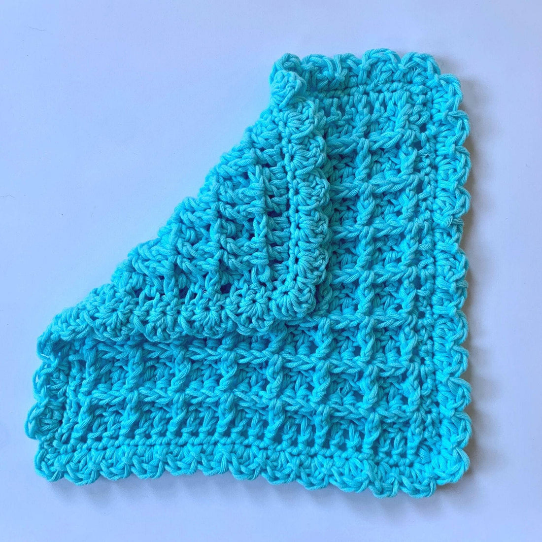 Waffle Stitch Washcloth Crochet Pattern for Beginners