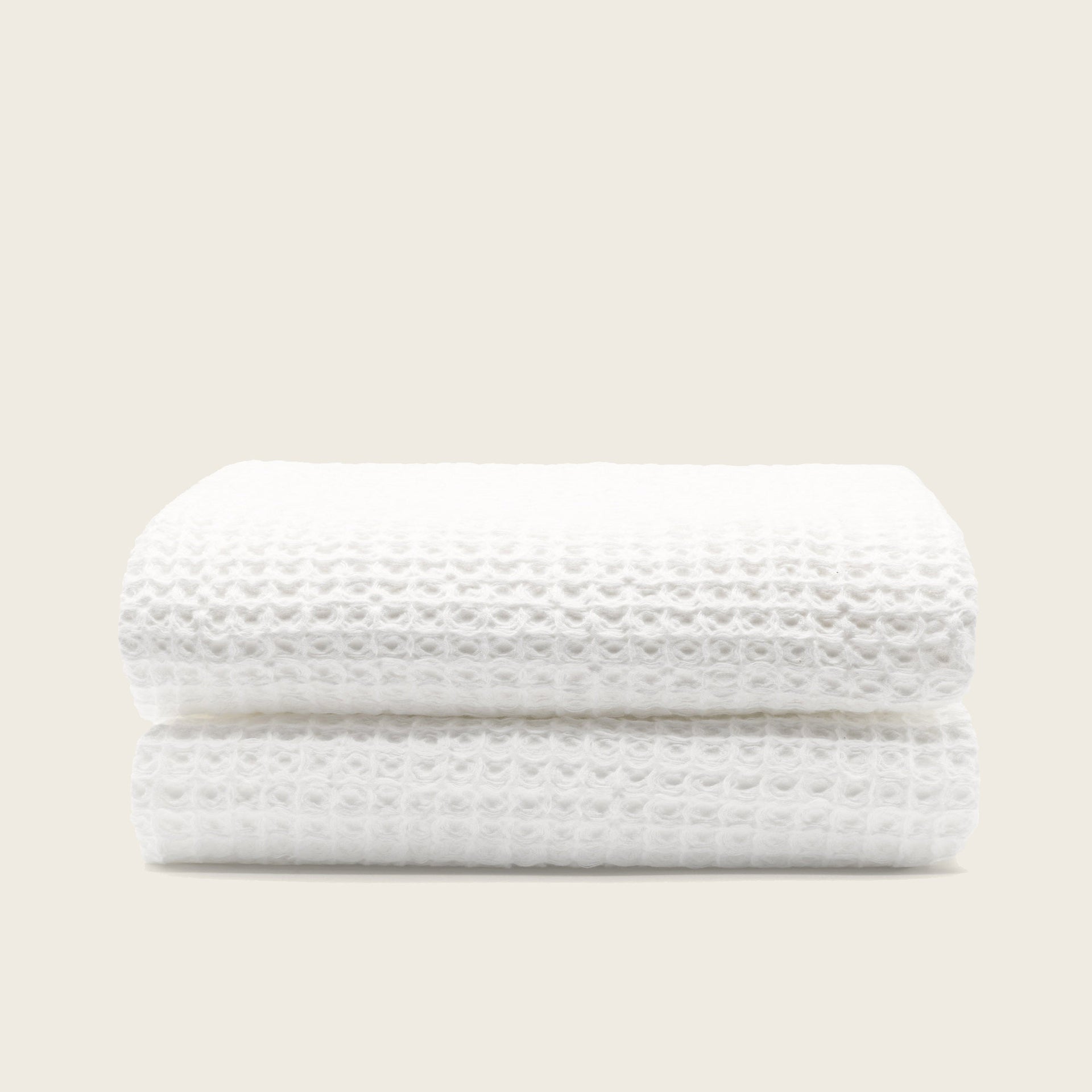 Sedona White Cotton Waffle Weave Bath Towel - Image 32