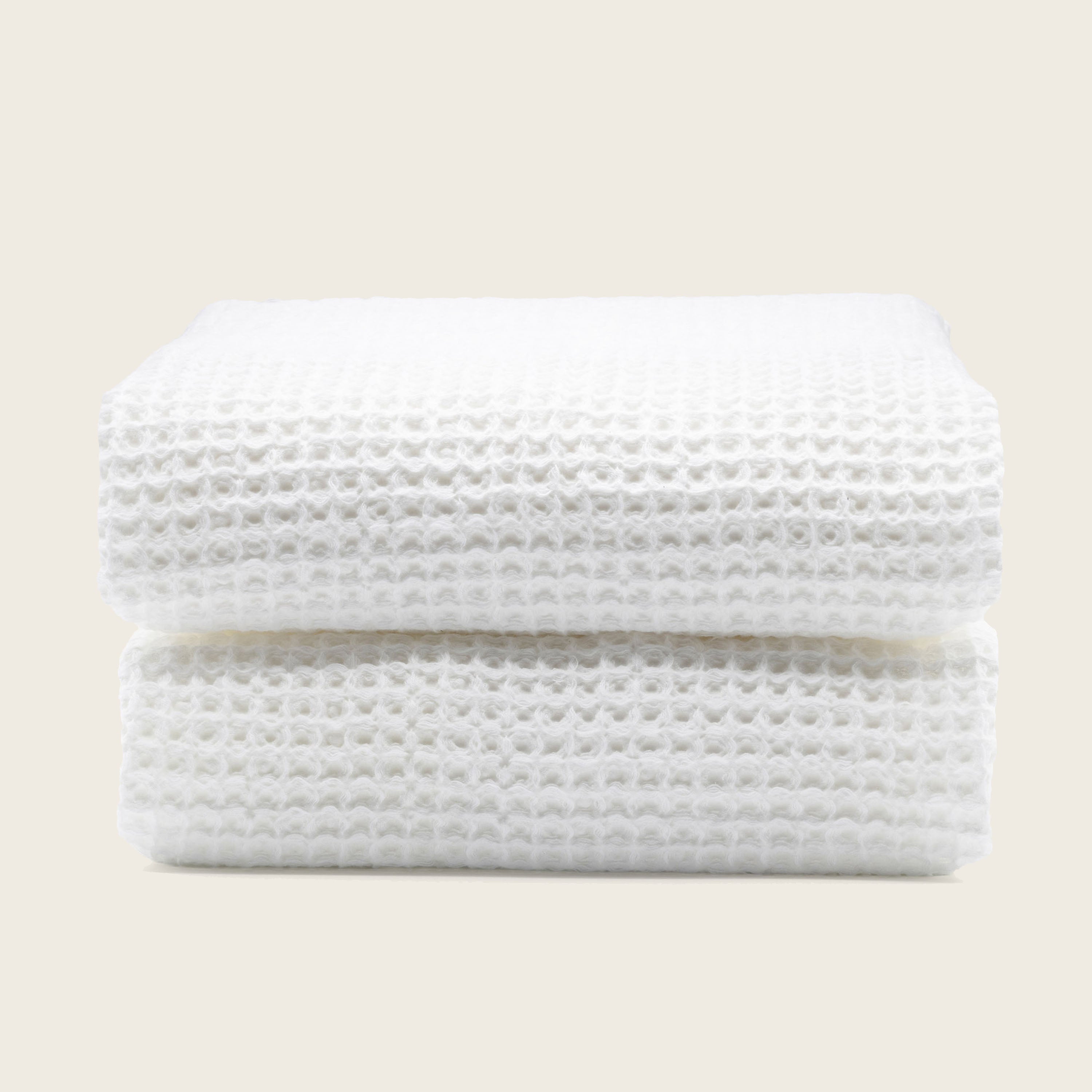 Sedona White Cotton Waffle Weave Bath Towel - Image 27
