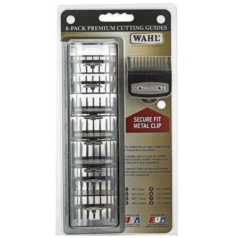 Premium Attachment Comb Organizer 8-Piece Set for Hair Clippers