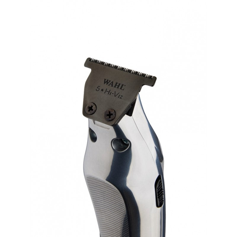 Hi-Viz Professional T-Blade Trimmer for Precision Grooming Silver