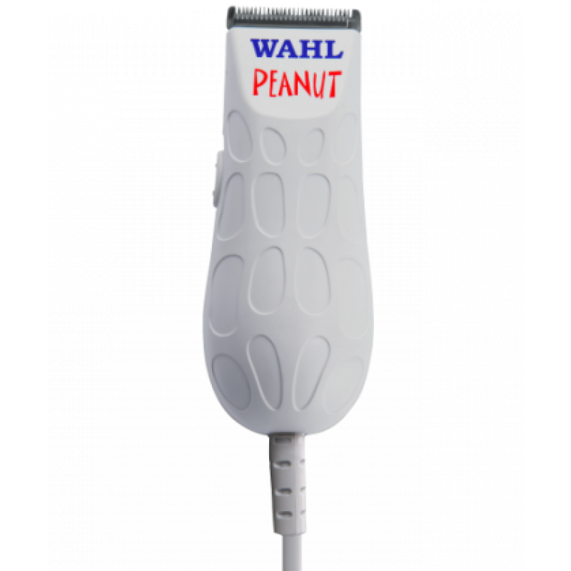 Wahl Peanut Professional Trimmer in white, compact hair grooming tool