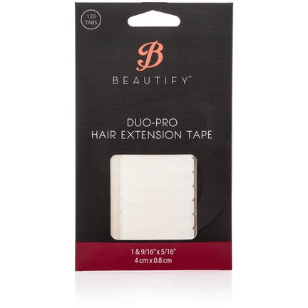 Beautify Duo Pro hair extension adhesive tabs and tape roll kit