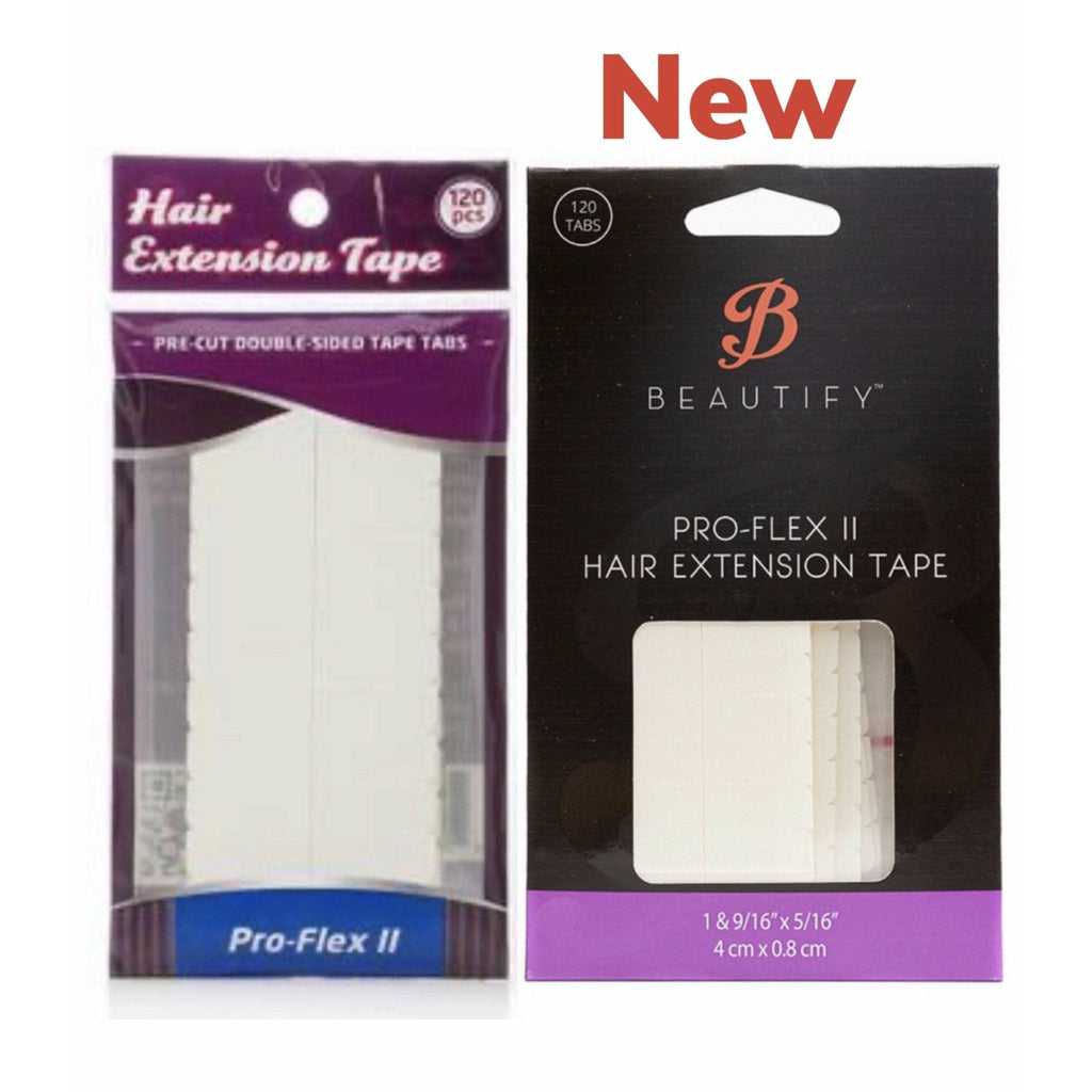 Pro Flex II Hair Extension Tape Tabs and Rolls for Secure Hold