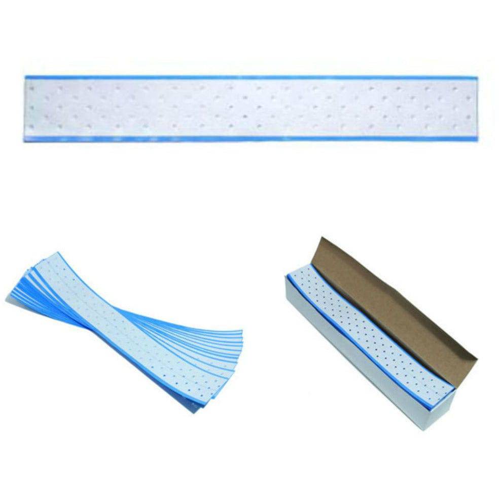 Single strip of Walker Tape Extenda-Bond Plus hair system adhesive for maximum hold