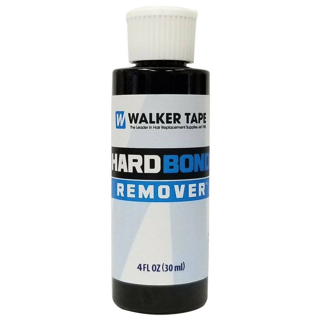 Bottle of Walker Tape Hard Bond Remover 4 oz for hair system maintenance